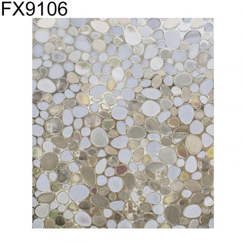 3D Privacy Window Decorative Cover Film No-Glue Removable Glass Sticker Rainbow Effect Sticker Adhesive Static Cling Vinyl Film