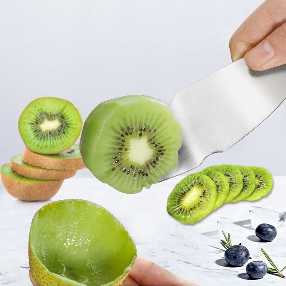 Multifunktionale Obst Graben Löffel Kiwi Obst Graben Küche Kreative Gerät Schälen und Schneiden Obst Mini Gerät Zwei-Stück