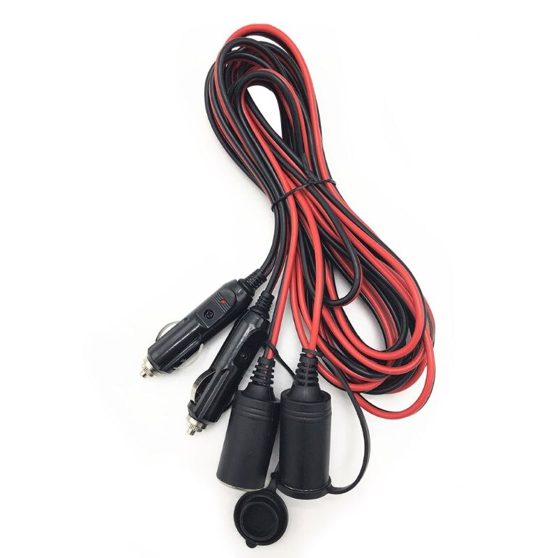Auto Sigarettenaansteker Verlengkabel 12V 24V Adapter 16AWG Stopcontact Dc Voeding Wire Lead Autolader seat Draad