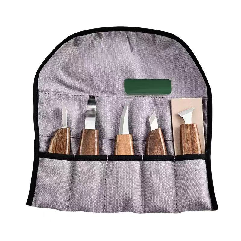 Schnitzmesser, Holzschnitzmesser-Set, Holzspitzer, Löffelmesser, Spitzer, handgefertigtes Holzschnitzmesser-Werkzeug