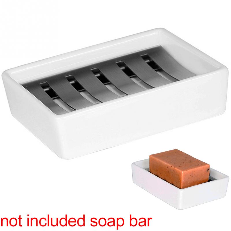 Zeepbakje voor aftappen - siliconen zeephouder | douchebakje met afvoer voor | douchezeepbakje met afvoer | Badproducten, sponshouder | Keukenopbergdispenser organizer voor badkamer