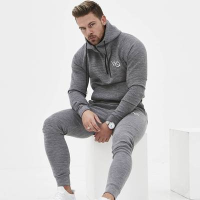 Höst och vinter löpträning fitness tröja med luva dragkedja sport fritid lös långärmad tröja