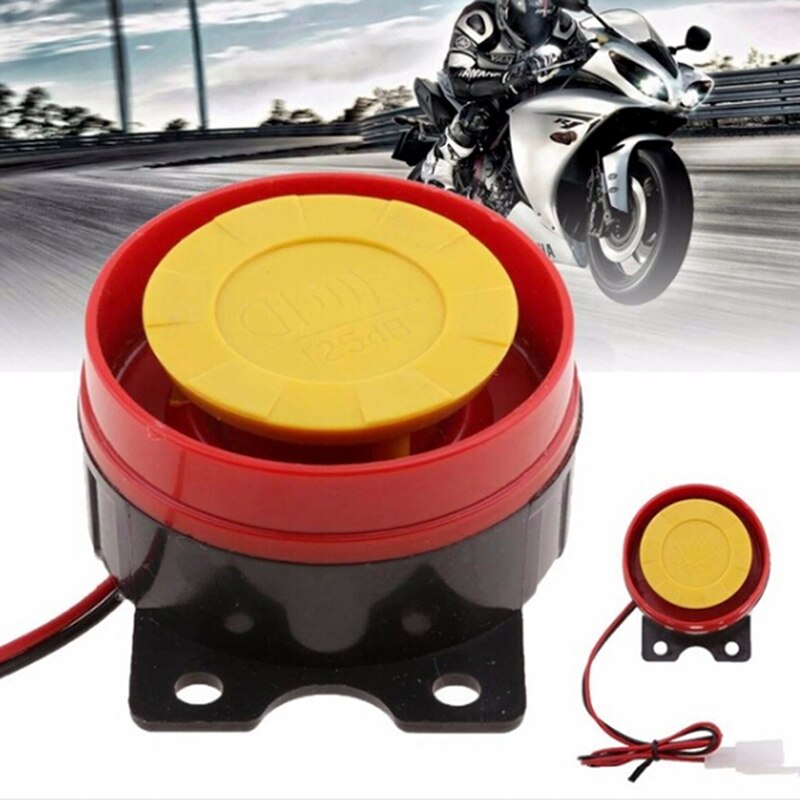 1 Pc Eenvoudige Motorfiets Elektrische Gedreven Luchtalarm Alarm Veiligheid Hoorn Accessoires Luide Claxon 12V Auto truck Hoorn