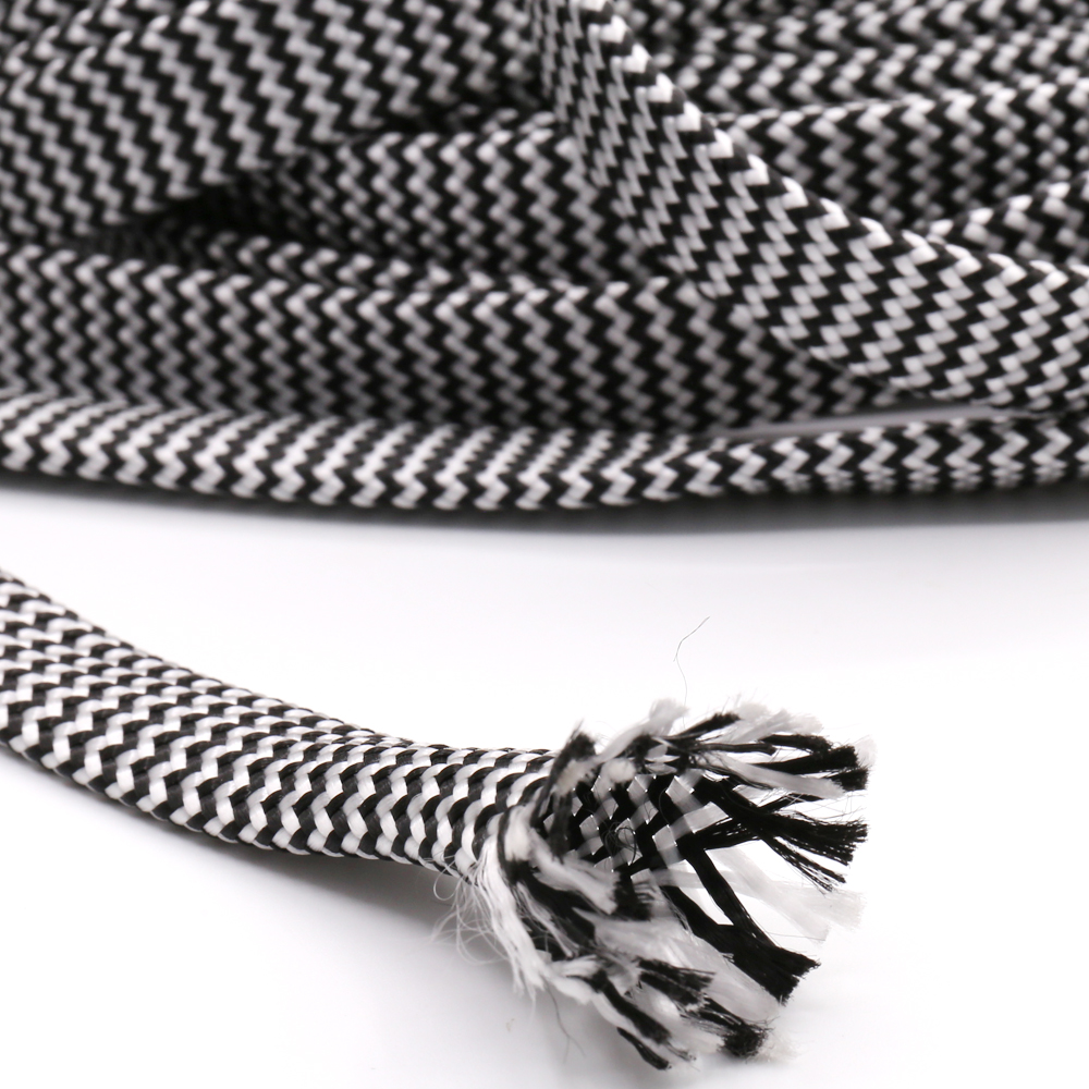 10M Cotton Braided Cable Sleeve - 7-12MM Diameter - Wire Protection Tubing