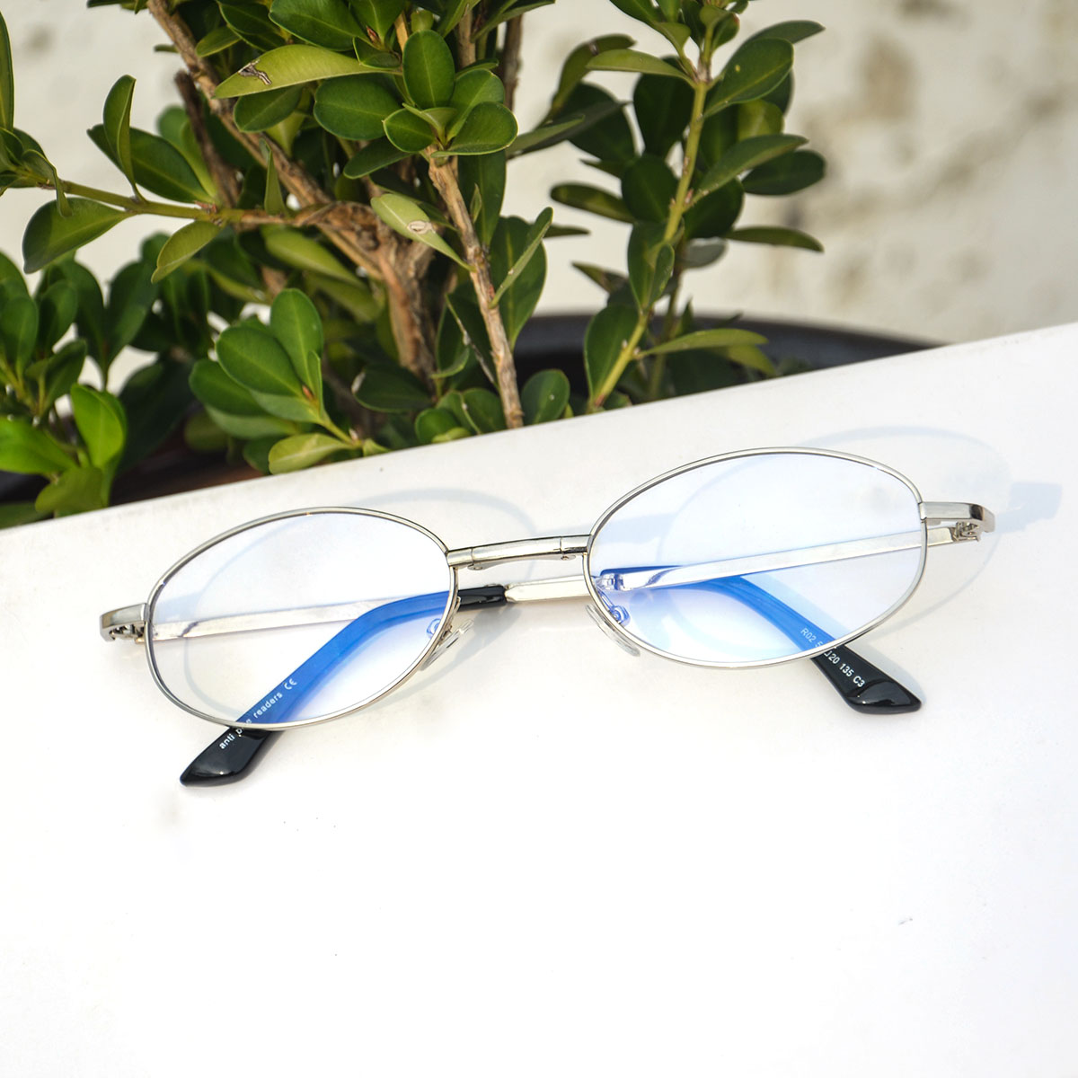 opvouwbare man leesbril metalen bril vrouwen blauw licht vrouwen leesbril 2/5 dioptrie presbyopie brillen: Blauw / +150