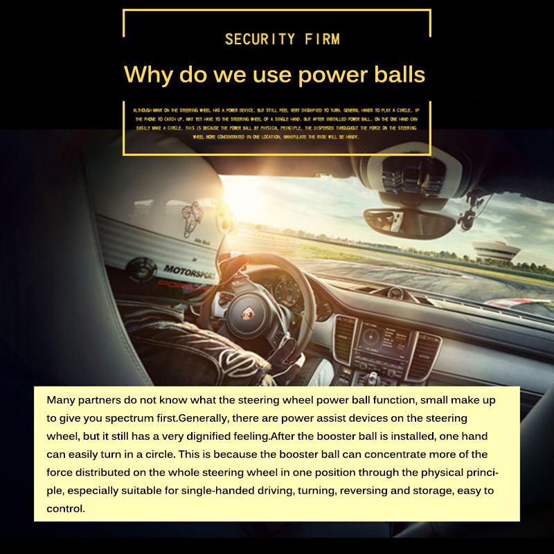 Auto stuurwiel bal booster universele metalen auto stuurwiel bal auto handbediening elektrische handgreep draaiknop