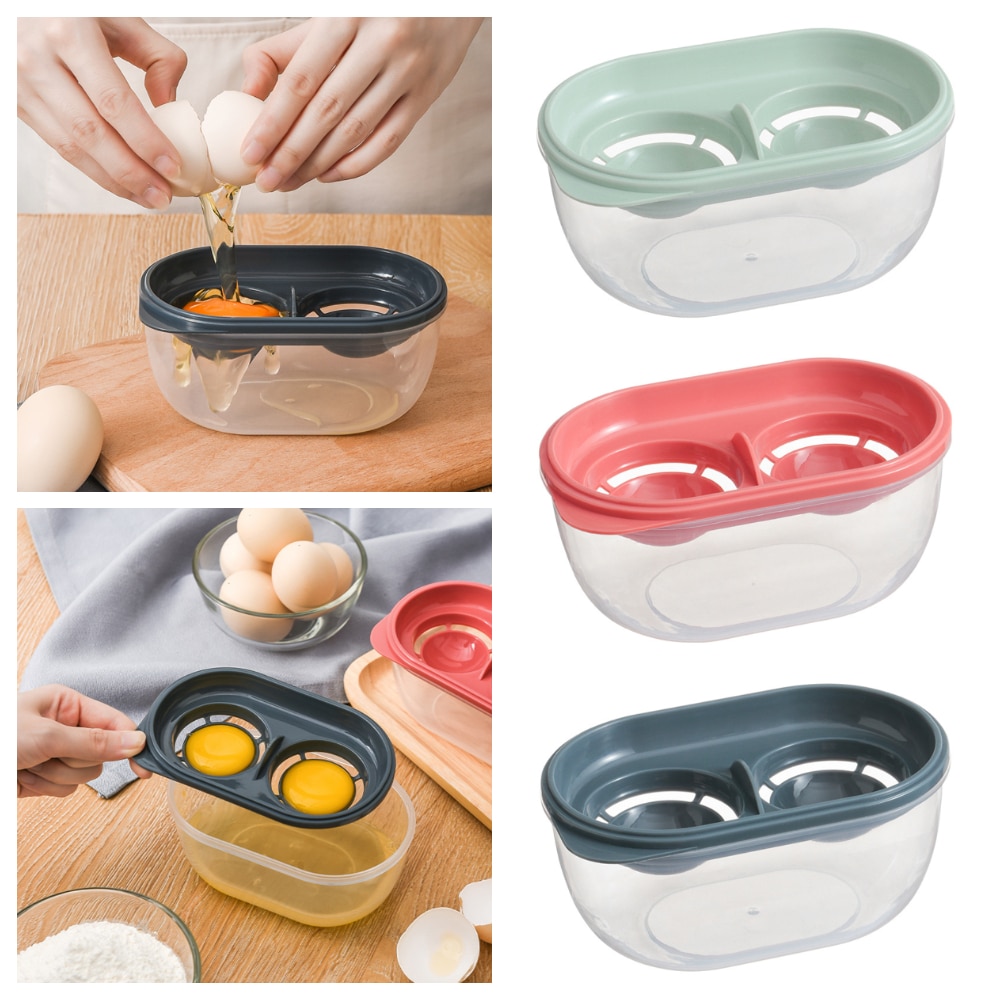 1Pcs Plastic Ei Separator Eiwit Separator Gereedschappen Keuken Koken Gadget Keuken Ei Divider Gereedschap