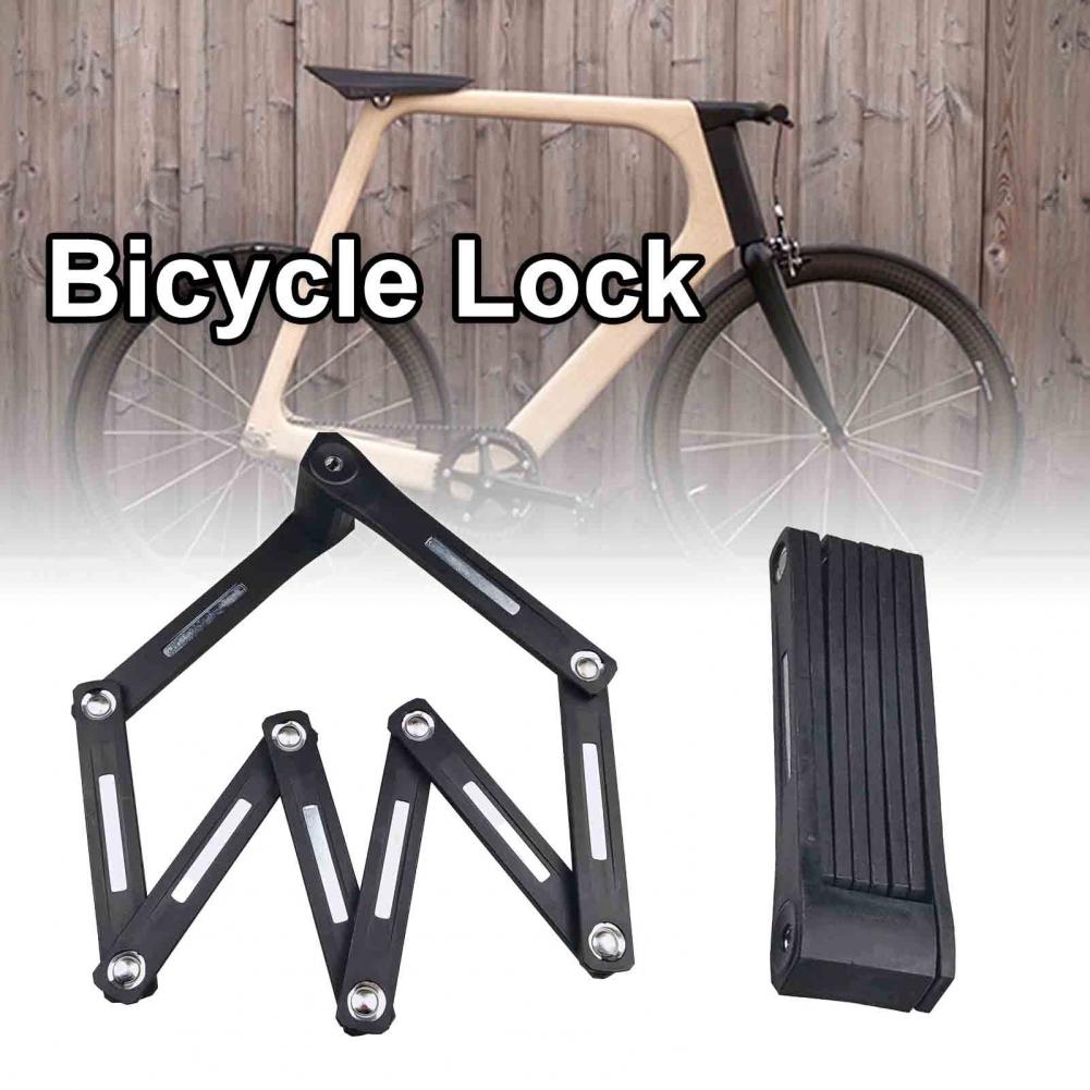 Bike Lock Lightweight Mountain Bike Lock Black Heavy Duty Useful Rust Resistant Electric Bicycle Lock