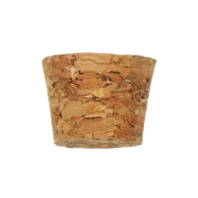 Tubo de ensayo de plástico transparente con tapones de corcho, fondo redondo, suministros educativos de laboratorio escolar, 15x100mm, 100 unids/lote