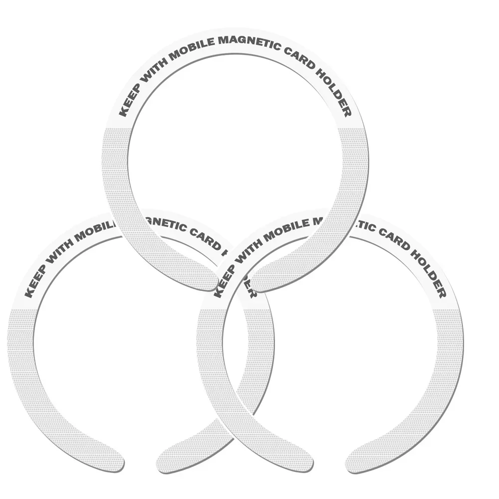 Anneau pour chargeur magnétique sans fil Magsafe, pour iphone 14 Pro Max 13 12, Mini autocollant universel en métal, plaque de support magnétique pour voiture: Ivoire