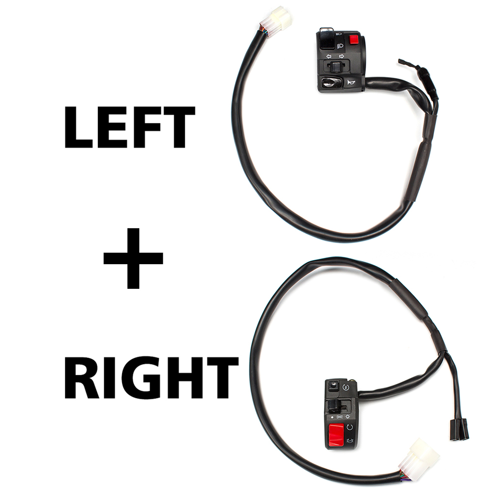Bike Kill Switch Motorcycle Turn Signal Switches Moto Hazard Horn Passing for Suzuki GN250 Honda CG125 CB125 CB250 CB300 CB650: LEFT AND RIGHT