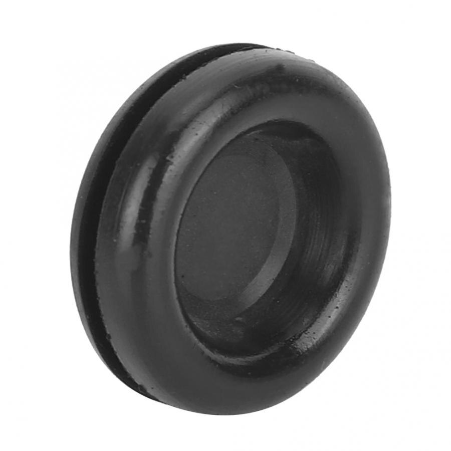 170pcs Black Closed Seal Ring Electrical Wiring Cable Gasket Kit Rubber Grommet Set with Plastic Box rubber