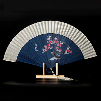 Retro Meisje Dans Handventilator Ventilador Klassieke Draagbare Zomer Dame Opvouwbare Fan Chinese Vrouwen Hanfu Cosplay Props Hand Fans: Donkergroen