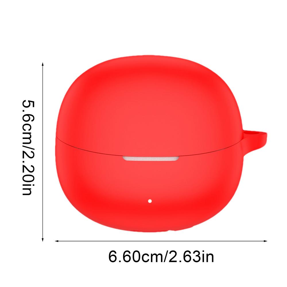 Soft TPU Case For QCY Melobuds Pro Anti Dustproof Earphone Charging Case Protective Shell Silicone Scratch-Resistant: Red