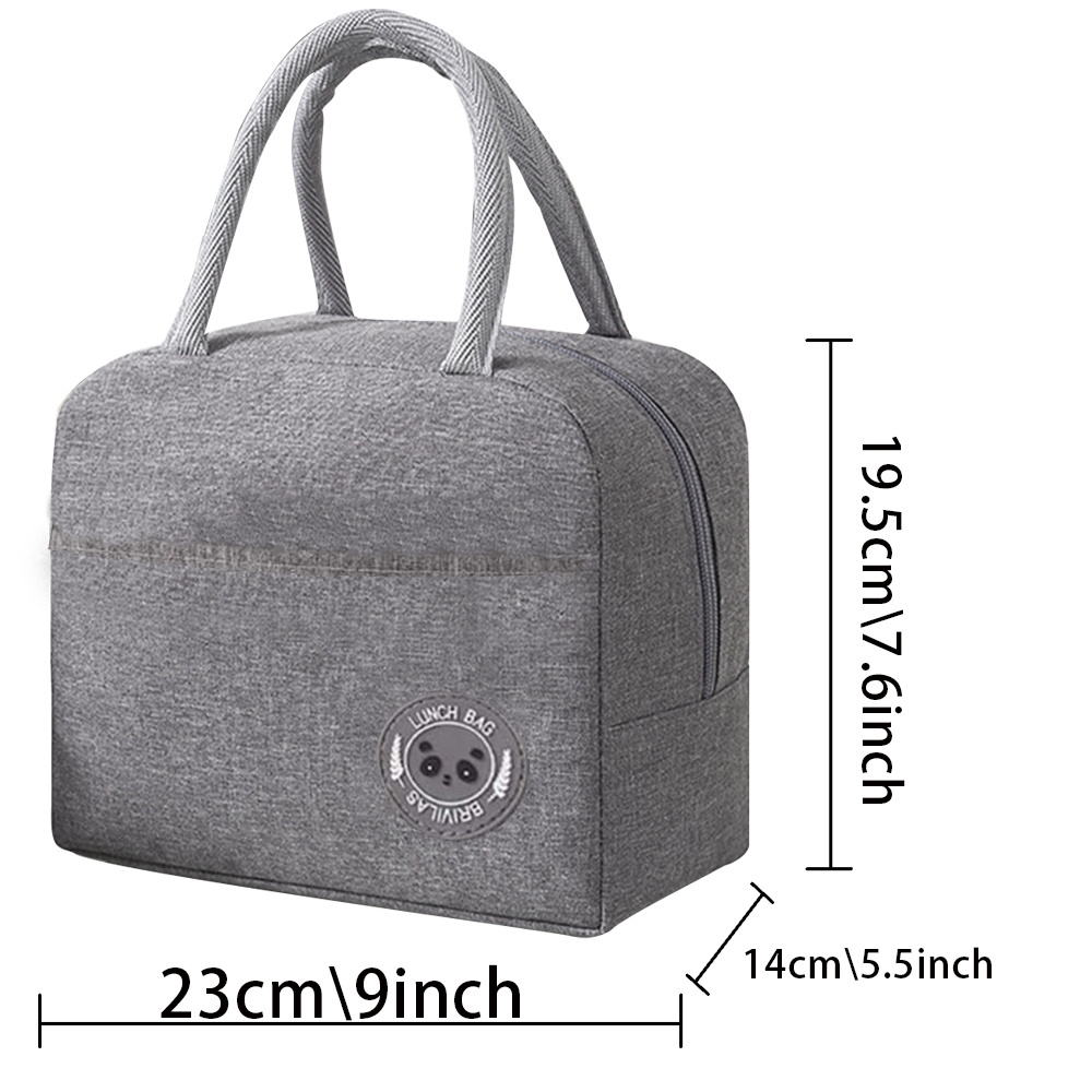 Thermal Food Picnic Lunch Box Insulated School Child Food Bag Tote Lunch Bags for Work Daisy Pattern Cooler Bag for Women