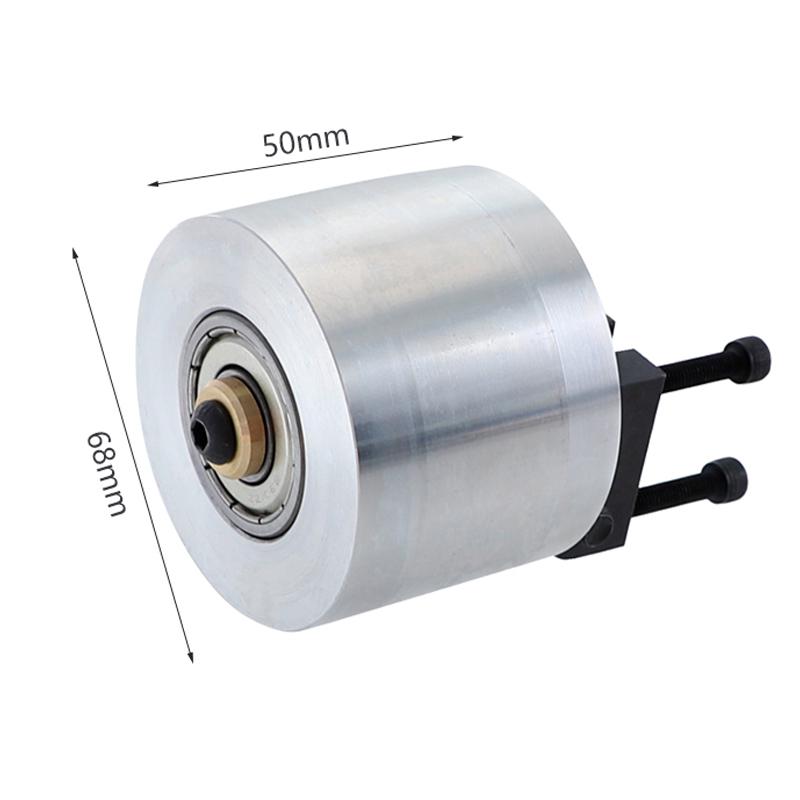 Remslipskiva 68 x 50mm lager 12mm- hjul drivhjul för slipmaskin aluminium kontakthjul
