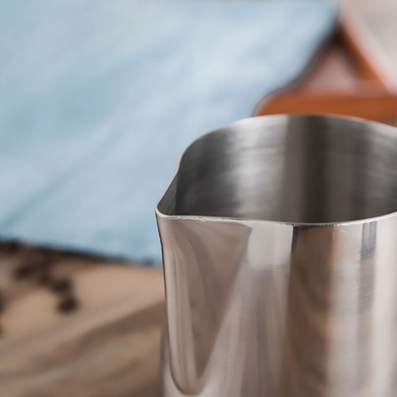 Rustfrit stål mælkekande, flødekande skumkop , 80/100/150/200ml mælkekop