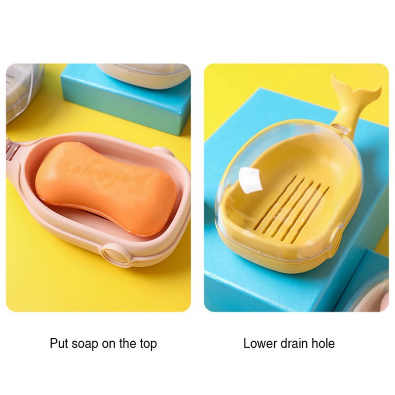 Drain Soap Box Bathroom Hand Washing Soap Holder Container Drainer Tray Wash Shower Bathroom Accessories