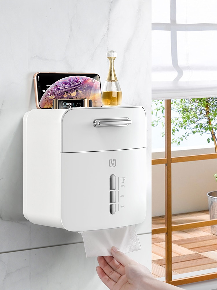 Toilet paper towel box waterproof toilet paper holder