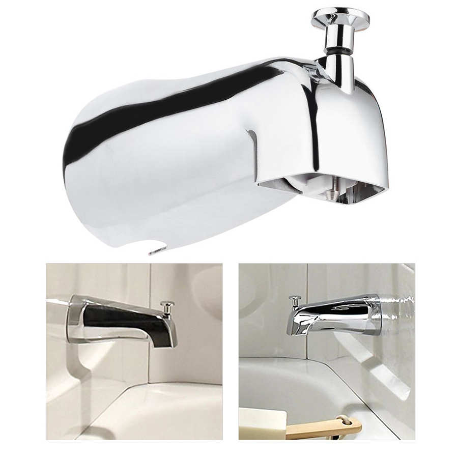 Badekar vandhane vægmonteret galvaniseret badekar hane skjult badekar tud med pull up omskifter til badeværelse krakker
