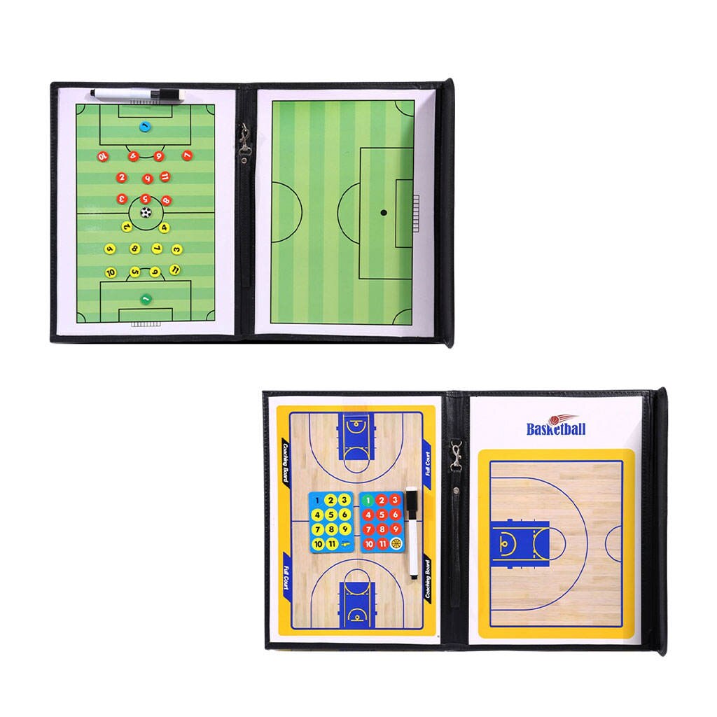 Baketball/Football Coaching Whiteboard Coaching Board Manager Coaches Strategy Board Training Assistant Equipment
