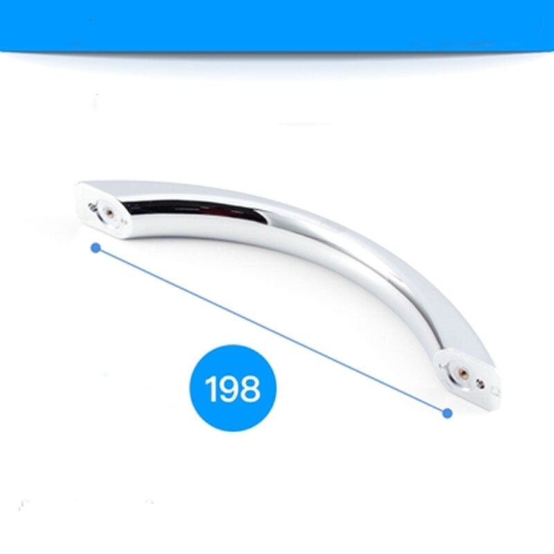 Shower room toilet push pull glass door push handle plastic 198mm200mm bilateral handle（LQ40）