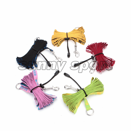 Cuerda con gancho sumergible para snorkel, cuerda de seguridad para buceo, smb, cinta, Sedal, ruedas, uso para equipo de buceo SMB