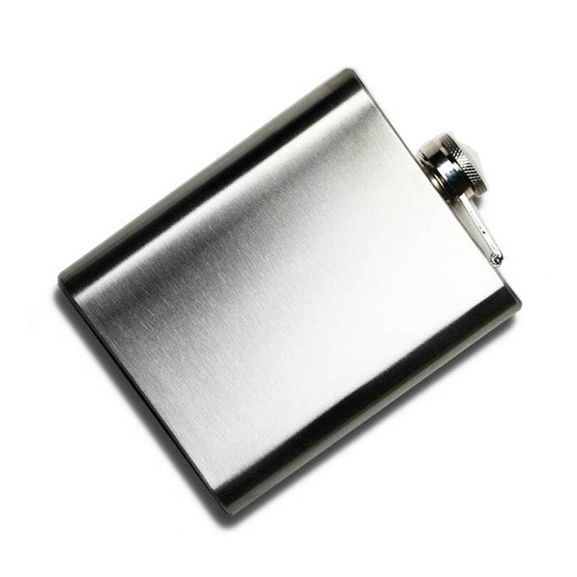 Stainless steel hip flask + funnel 4 5 6 7 8 10 oz Stainless Steel Hip Liquor Alcohol Flask Cap + Funnel F80: 8oz