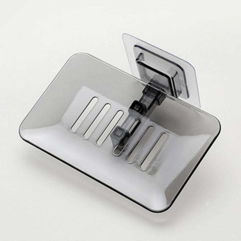 Bathroom Supplies Bathroom Shower Soap Holder Wall Mounted Soap Dishes Box Toiletries Organizer Kitchen Storage Rack For Bath: 02