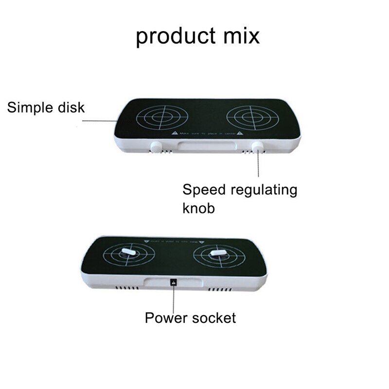 Top 2 Independent Working Panel Lab Mixer,1L+1Lstirring Capacity,200-4000RPM Adjustable Speed, Fast Stirring Machine