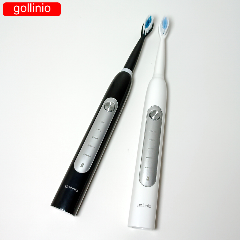 Gollinio szczoteczka elektryczna usb szybki ładowanie GL03A szczoteczka do zębów szczoteczka do zębów z akumulatorem głowica wymienna wodoodporna xp7 dla dorosłych