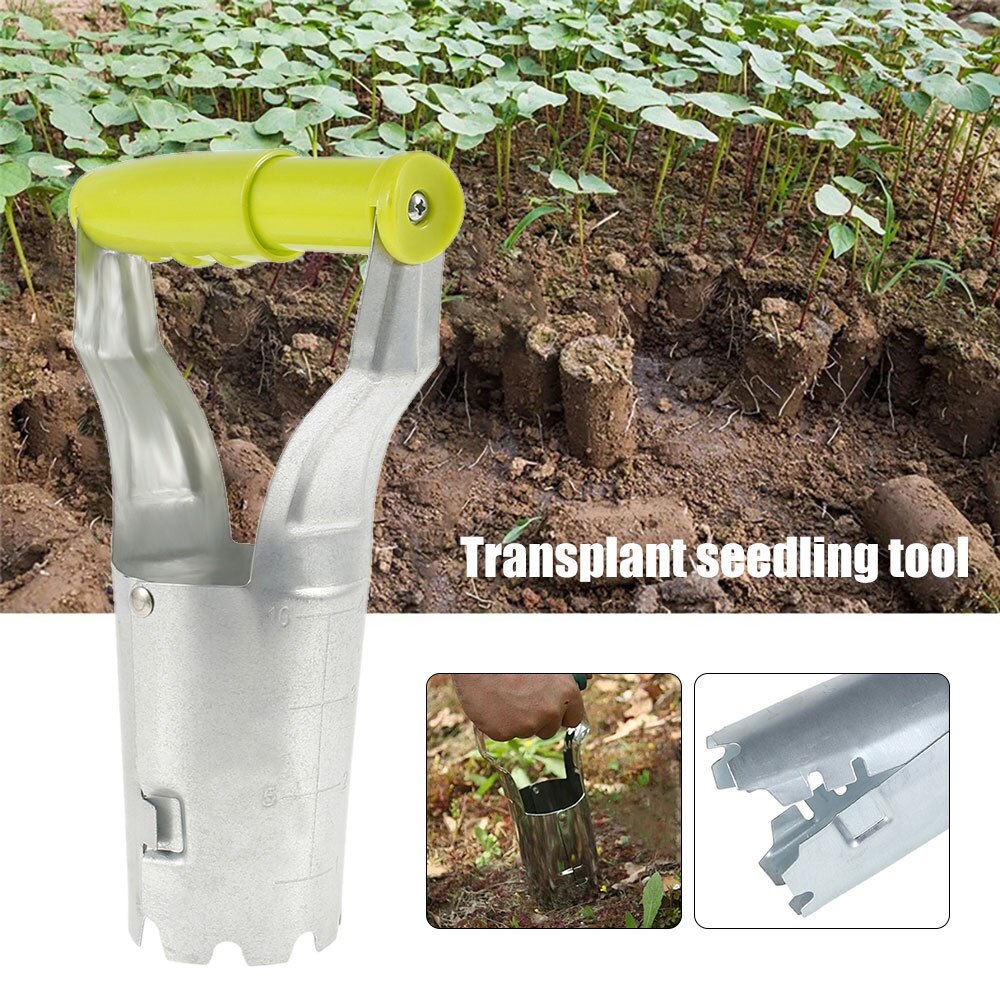Garden Hand Tools Bulb Seed Planter Transplanter Planter Gloves Gardening Hole Makers Fertilizer Drilling Device Flower Planting