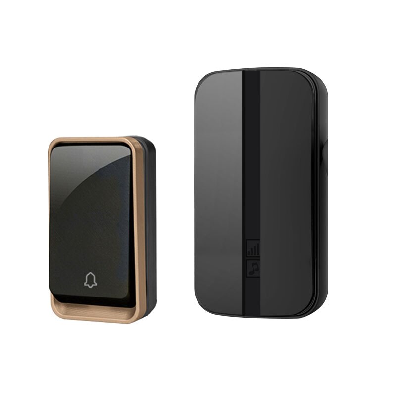 Self Generation Wireless Doorbell Home Smart Electronic Remote Control Long Distance No Battery Cordless Doorbell: Option 1 / EU plug