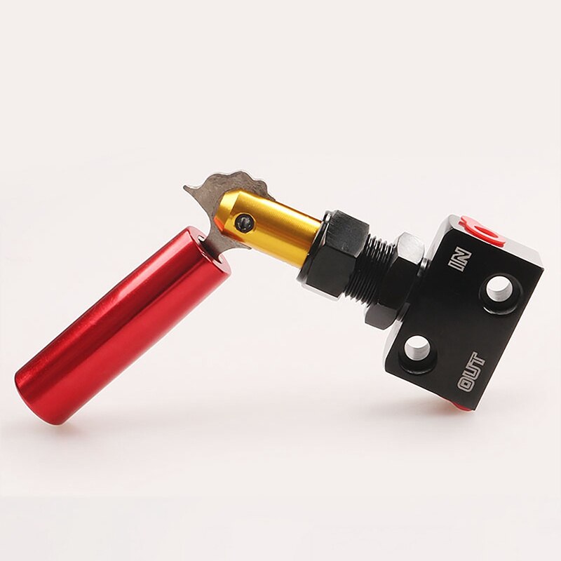 Car Adjustable Prop Lever Proportion Valve Pressure Regulator Red with Black Brake Bias Adjuster Interior Accessories