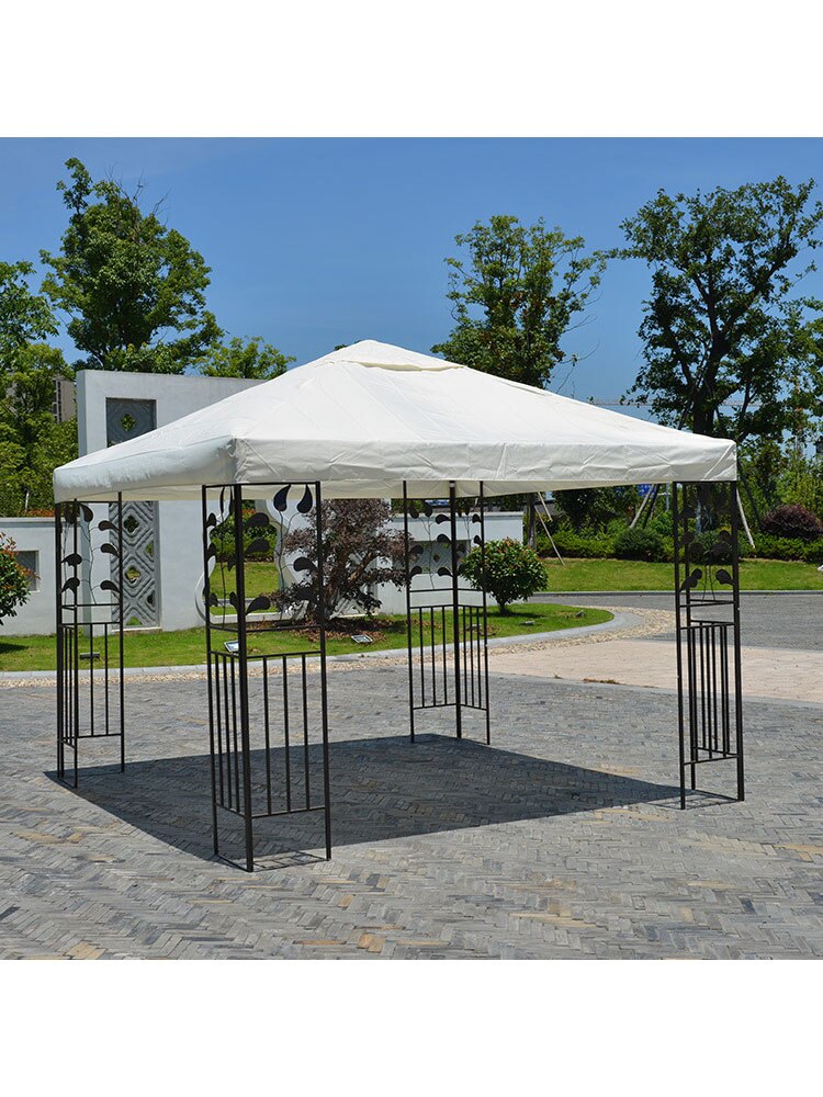 3x3M Canvas Camping Hiking Sun Shelter Outdoor Tent Canopy Top Roof Cover Patio Sun Shade Cloth Shade Shelter Replace Part