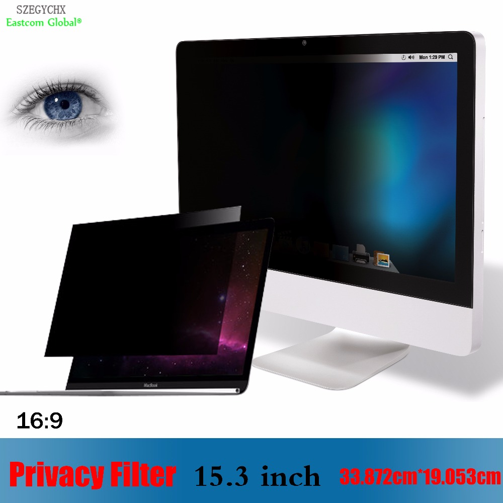 15.3 pollici 16:9 33.87cm * 19.05cm filtro Privacy per Laptop proteggi schermo antiriflesso pellicola protettiva per Monitor per Computer portatile