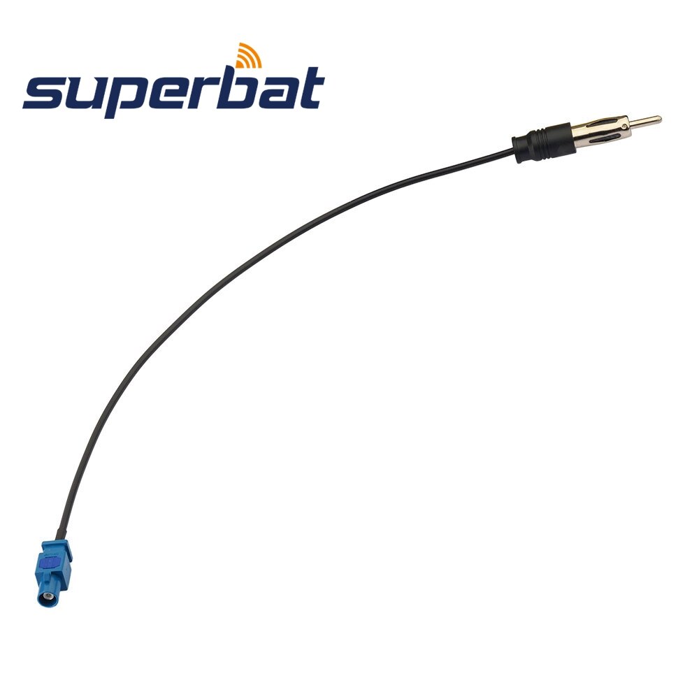 Superbat DAB Car FM Radio Antenna Antenna cavo adattatore 15cm per Car Stereo Audio HD Radio Head Unit CD Media Player ricevitore