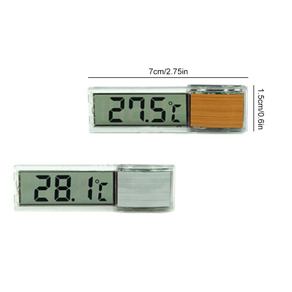 Lcd digital fisketank akvarietermometer mätare 3d digital elektronisk temperaturmätning fisktank termometer