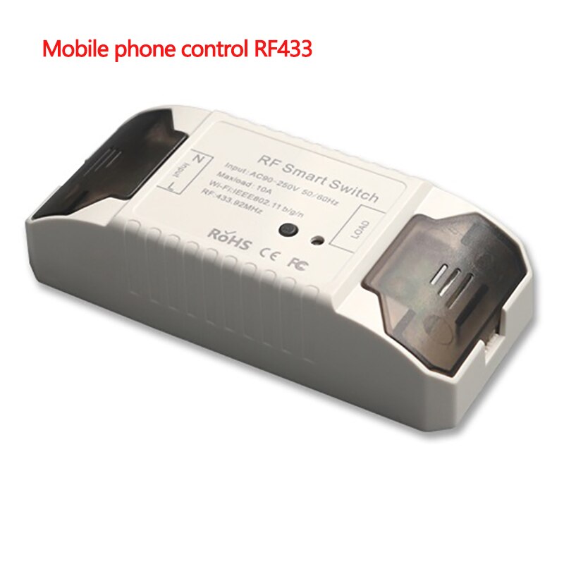 Tuya WiFi Smart Switch Smart On-off Device Tuya Solution Smart Remote Switch Mobile Phone Control 433/wifi/433+wifi For Alexa: 01 RF433