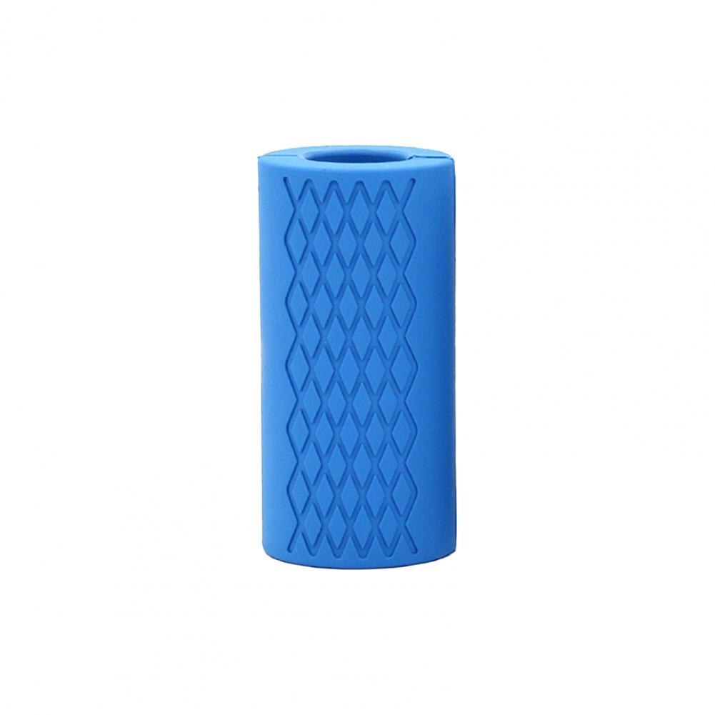 Widely Applied Thicken Barbell Grips Bar Handle Dumbbell Grip Lightweight Thick Bar Fat Dumbbell Grips for Home: Blue