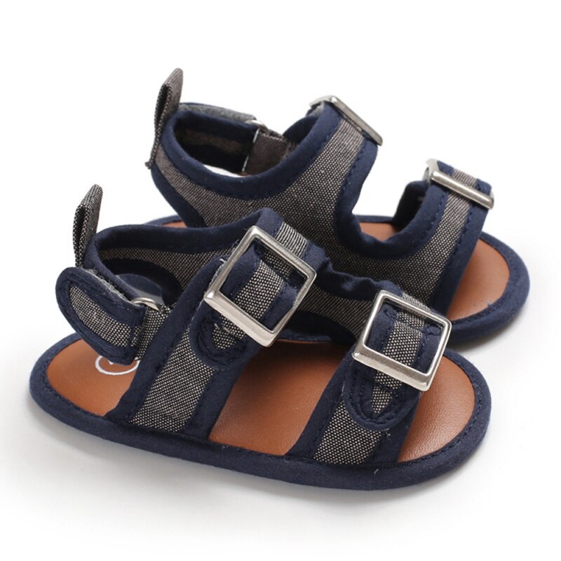 Katoenen Baby Mocassins Zomer Baby Jongens Sandalen Mode Sneakers Baby Schoenen 0-18 Maanden Baby Sandalen: H / 0-6 months