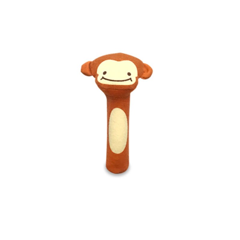 Zabawki dla niemowląt dziecko mobilne pluszowe pluszowe pluszowe paski królik grzechotki Infan dzwonki robić łóżeczka dla niemowląt zabawki 13-24 miesięcy prezent: małpa