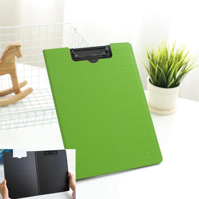 thicken clip / letter size School Document reports Papers contract presentation black A4 Plastic File Folder