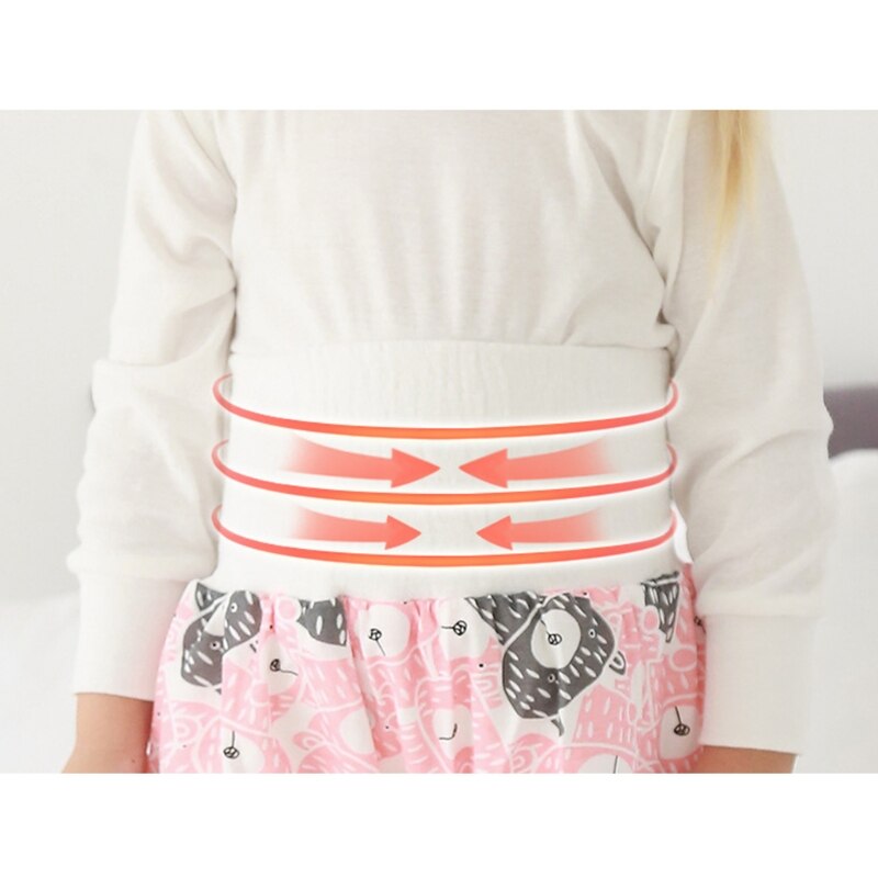 2 in 1 comfortabele luierrok voor baby's, korte, waterdichte, absorberende luierbroekjes, wasbaar ondergoed voor zindelijkheidstraining voor kinderen