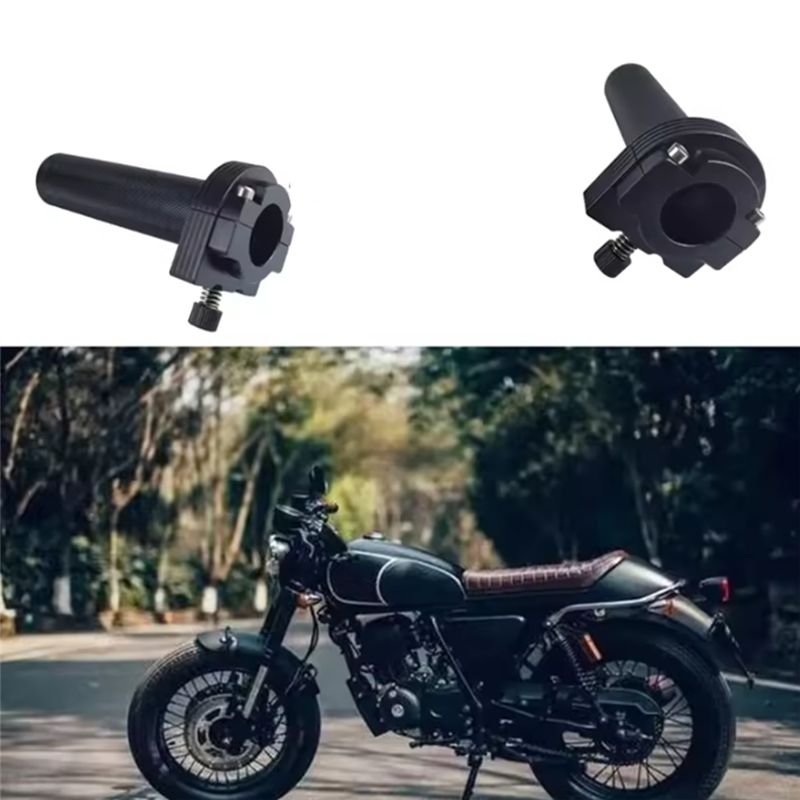 Classy-Motorcycle 1 Inch Handlebar Grips Black Throttle Grip 26Mm Hand Grip For 883 1200
