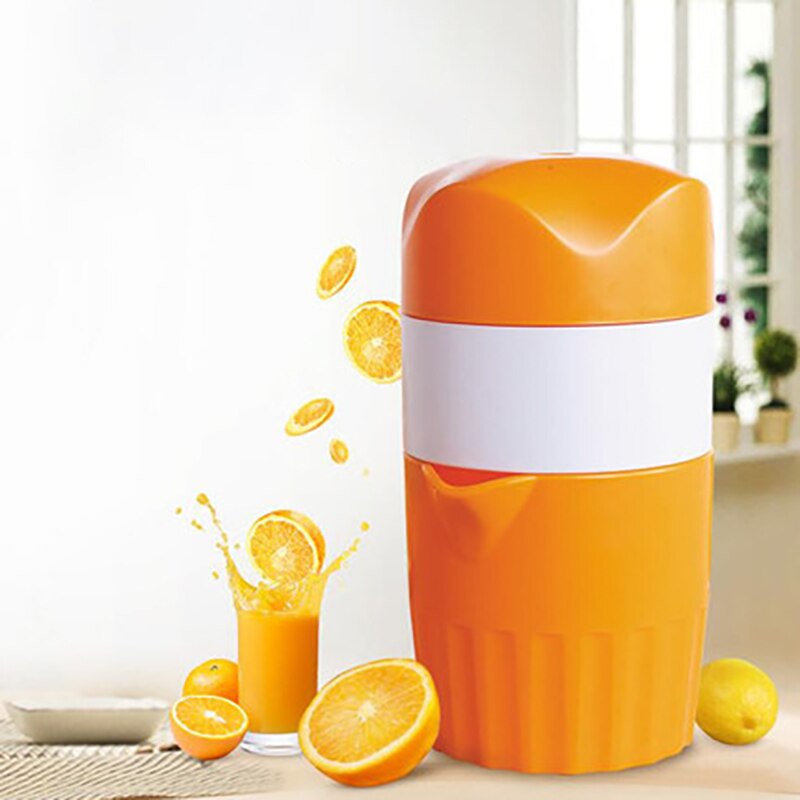 Bärbar manuell citruspressor för citronapelsin fruktpress hälsosam livsmedel dryckespressmaskin 300ml apelsinjuice kopp