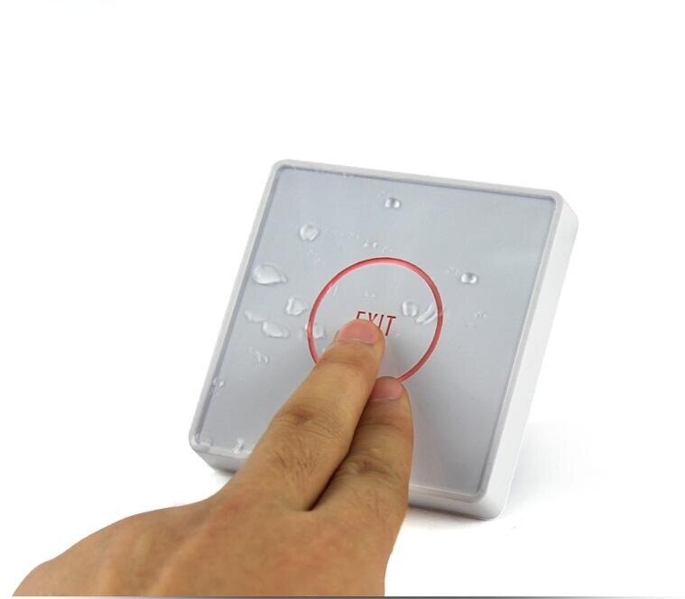 infrared sensor door gate lock exit release button switch glass panel surface waterproof with NC NO COM(remote control optional)
