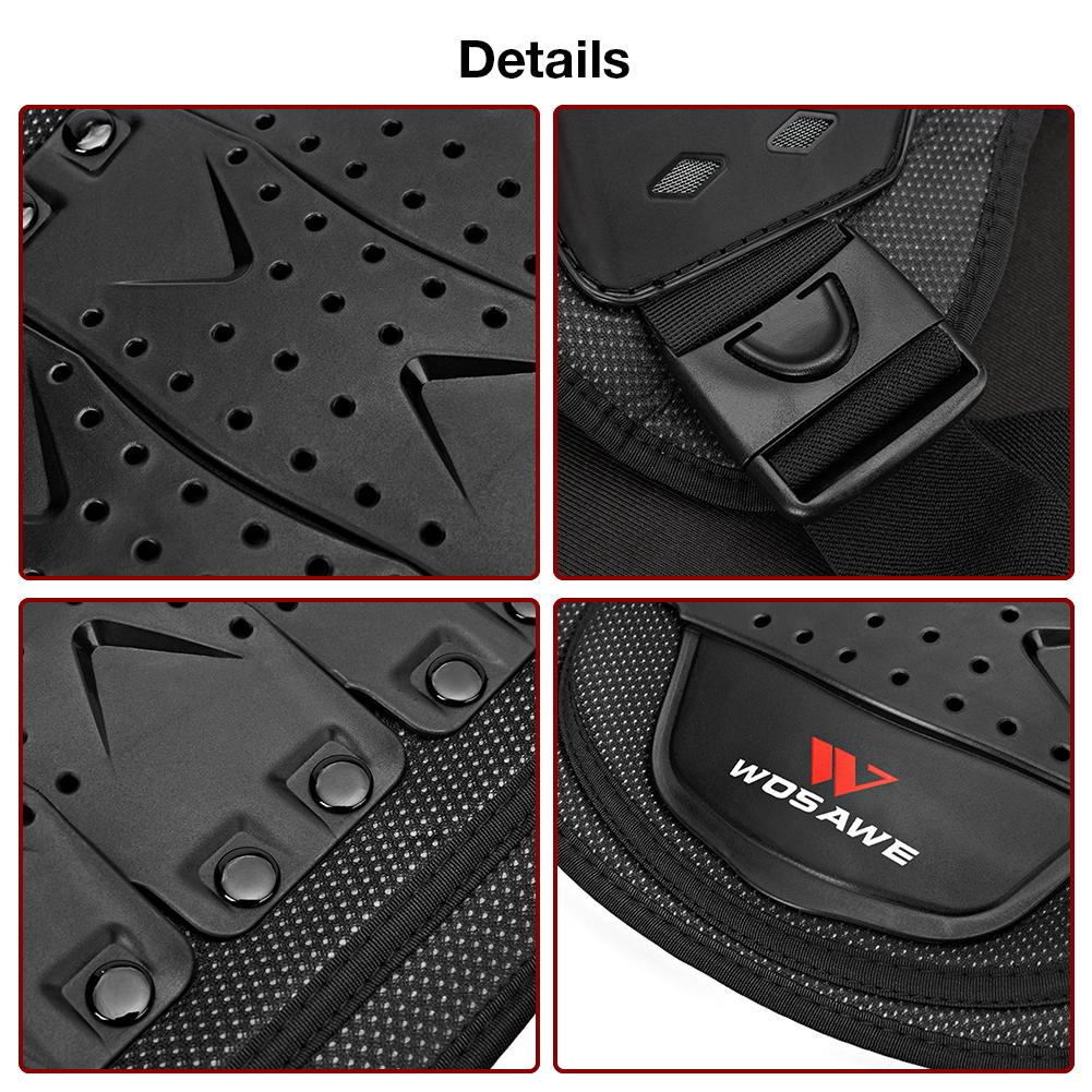Kids Dirt Bike Body Chest Spine Protective Vest Ventilation Holes Sport Ware