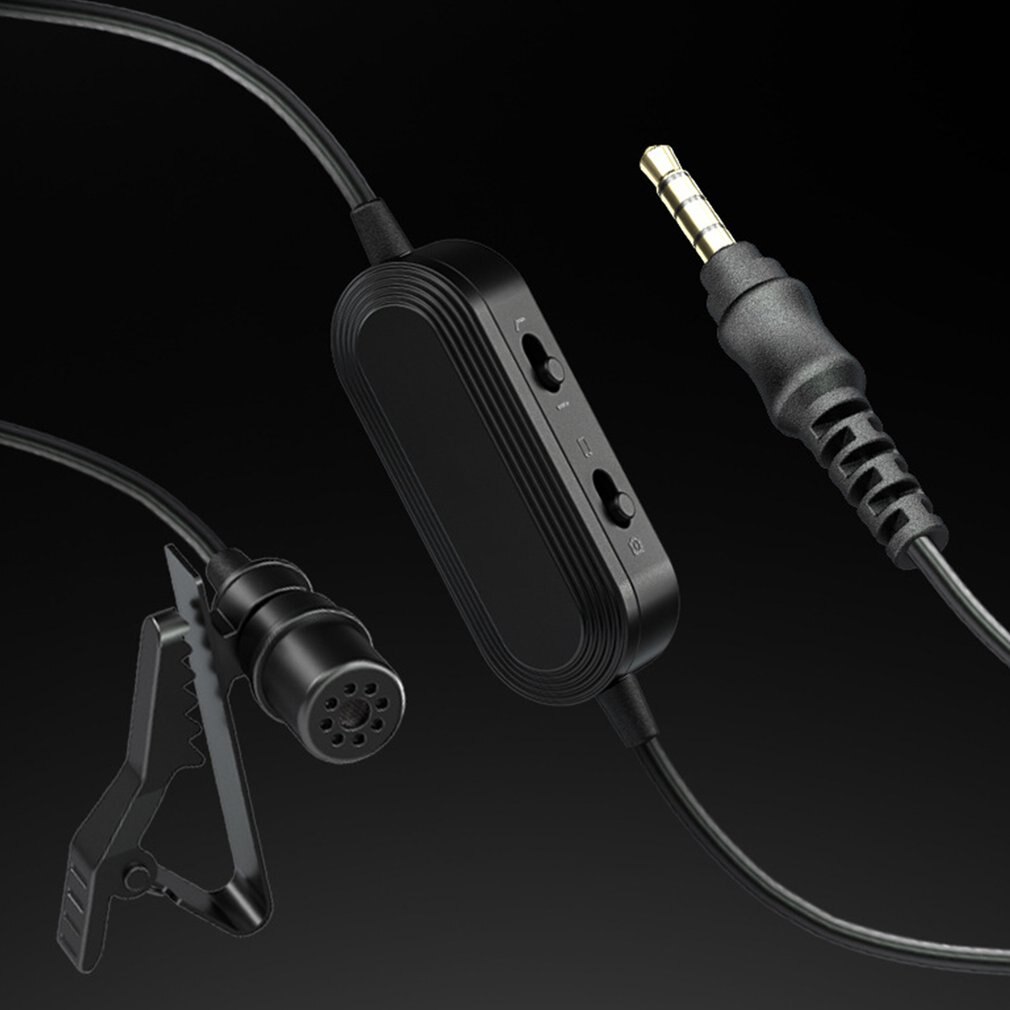 RE230 Lavalier Microfoon Revers Microfoon Voor Camera Pc Omnidirectionele Revers Mic Ruisonderdrukking Voor Video Interview