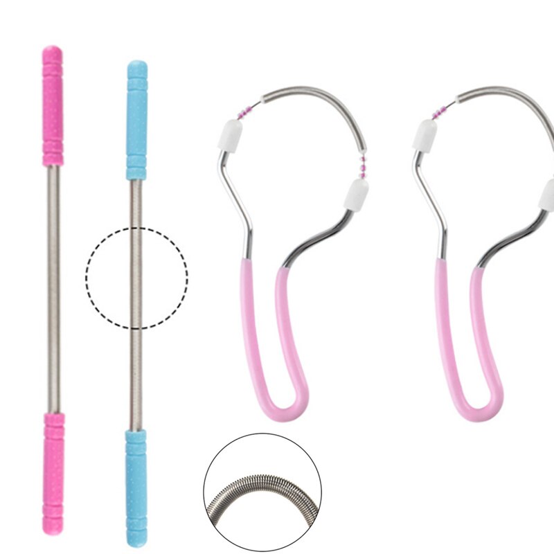 Facial Hair Remover Stick Epilator Threading Mini Facial Hair Remover Spring Threading Face Defeatherer DIY Makeup Beauty Tool